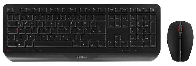 Gentix Desktop Büro Tastatur (Schwarz) 