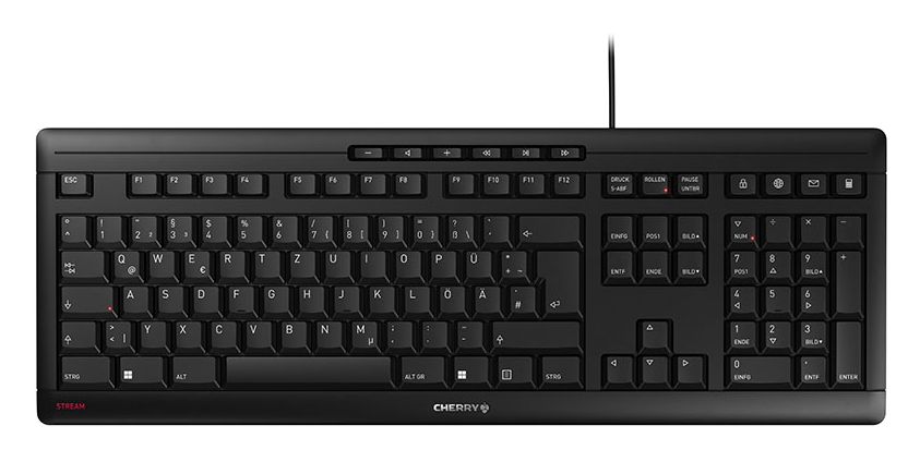 JK-8500 Büro Tastatur (Schwarz) 