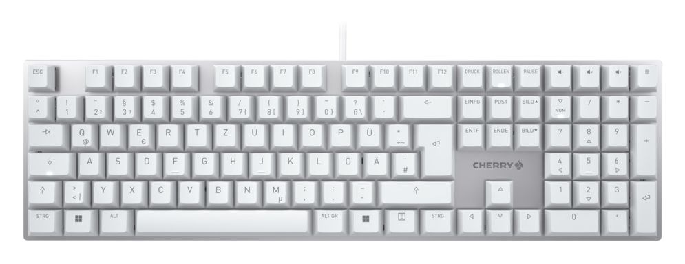 KC 200 MX Universal Tastatur (Silber, Weiß) 