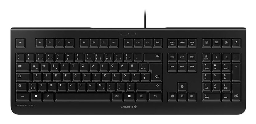 KC1000 Büro Tastatur (Schwarz) 