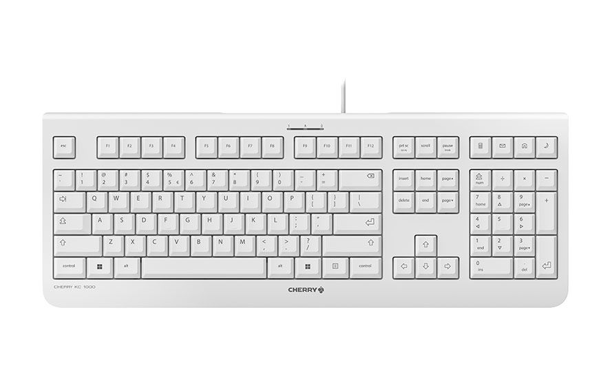 KC1000 Universal Tastatur USB  (Grau) 