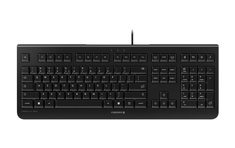 KC1000 Büro Tastatur USB  (Schwarz) 