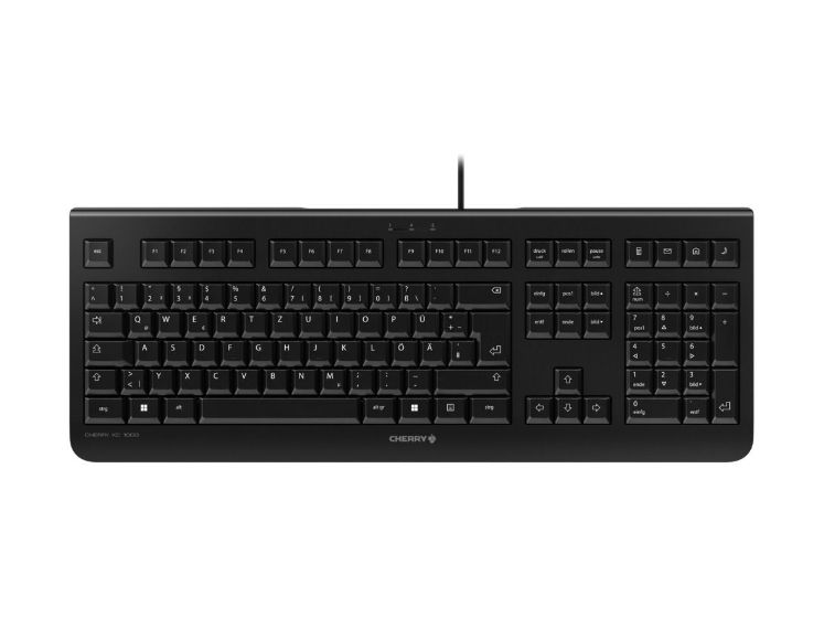 KC1000 Universal Tastatur USB  (Schwarz) 