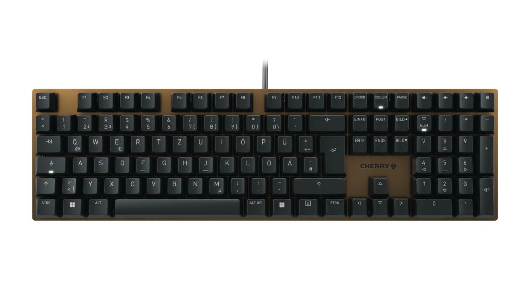 KC200 MX Universal Tastatur USB  (Schwarz, Bronze) 
