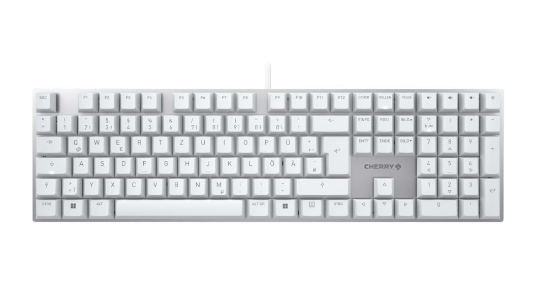 KC200 MX Universal Tastatur USB  (Silber, Weiß) 
