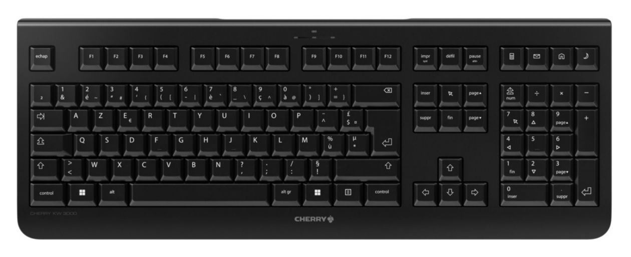 KW3000 Universal Tastatur RF Wireless 2.4 -2.4835 GHz  (Schwarz) 