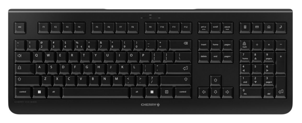 KW3000 Universal Tastatur RF Wireless 2.4 -2.4835 GHz  (Schwarz) 