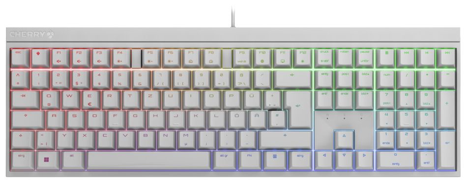 MX 2.0S RGB RGB-LED Gaming Tastatur (Weiß) 