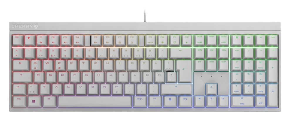 MX 2.0S RGB RGB-LED Gaming Tastatur (Weiß) 
