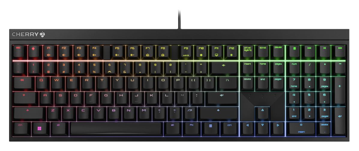 MX2.0S RGB RGB-LED Gaming Tastatur USB  (Schwarz) 