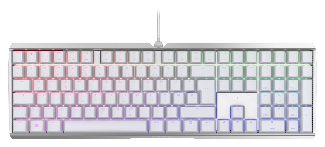 MX3.0S RGB RGB-LED Gaming Tastatur USB  (Weiß) 