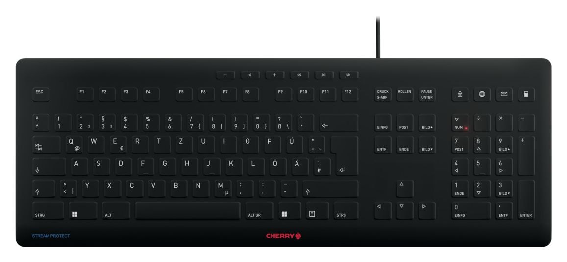 Stream Universal Tastatur USB  (Schwarz) 