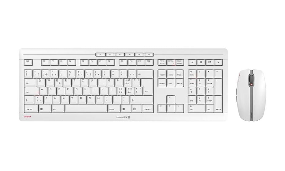 Stream Desktop Recharge Universal Tastatur RF Wireless 2.4 - 2.4835 GHz  (Grau) 