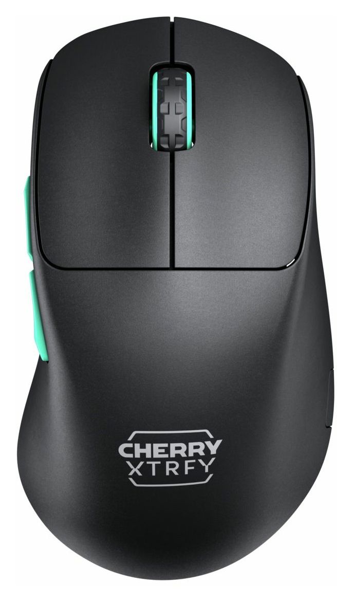 M64 Wireless 26000 DPI Gaming Maus  (Schwarz, Türkis) 