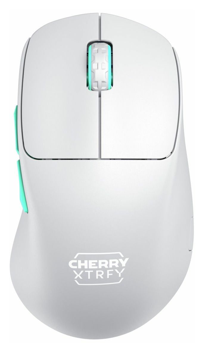M64 Wireless 26000 DPI Gaming Maus (Blau, Türkis, Weiß) 