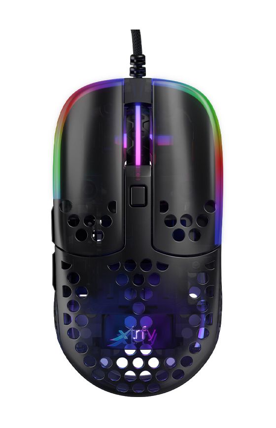 MZ1 RGB 16000 DPI Gaming Maus Optisch  (Schwarz) 