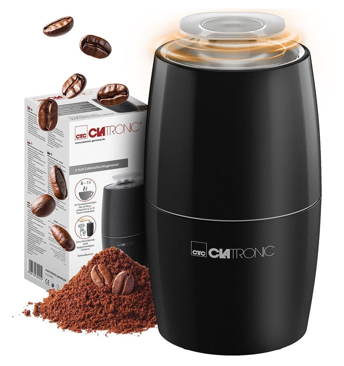 KSW3806 Kaffeemühle für 60 g 150 W  (Schwarz) 
