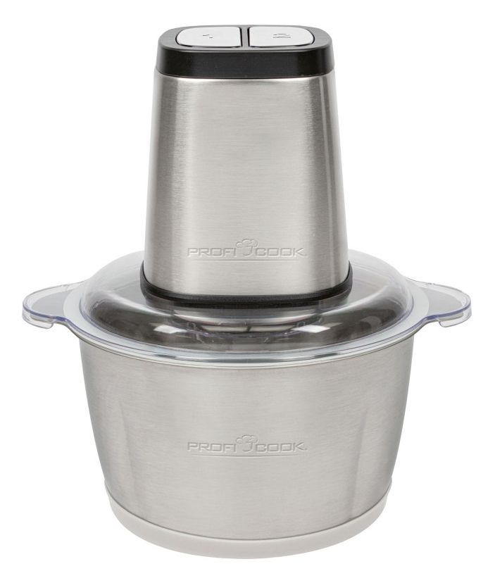 PC-MZ1227 Zerkleinerer 500 W 2 Klingen 1,7 l Glas Behälter  (Edelstahl) 