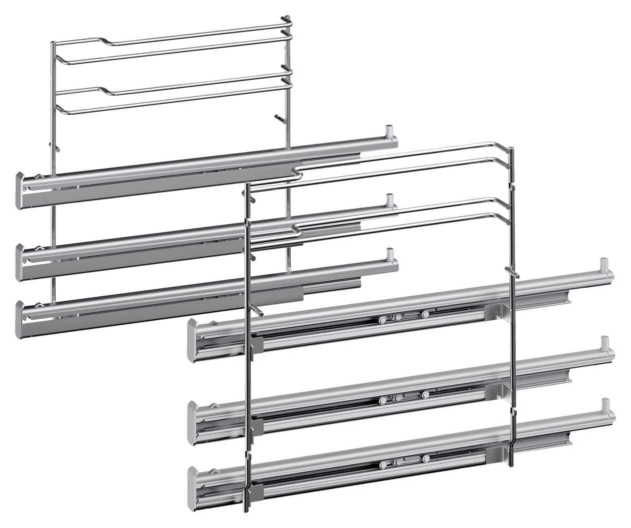 CZ11TF25X0 Teleskop-Vollauszug-Paar 3-fach für 60cm Geräte, max. 15 kg 