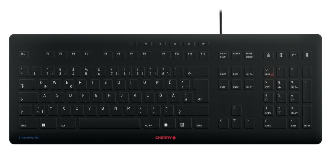 Stream Universal Tastatur USB  (Schwarz) 