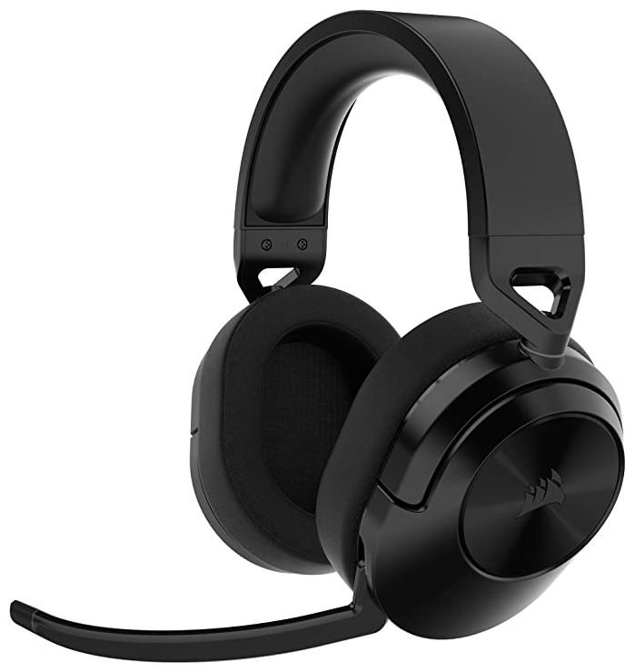 HS55 Wireless Over Ear Bluetooth Kopfhörer kabellos 24 h Laufzeit (Schwarz, Karbon) 