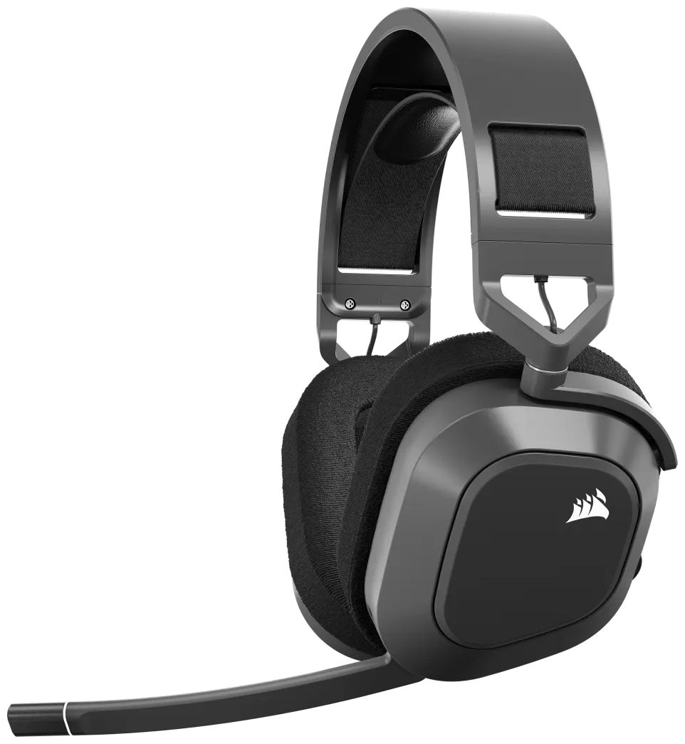 HS80 Max Wireless Ohraufliegender Bluetooth Kopfhörer kabellos 24 h Laufzeit (Schwarz) 