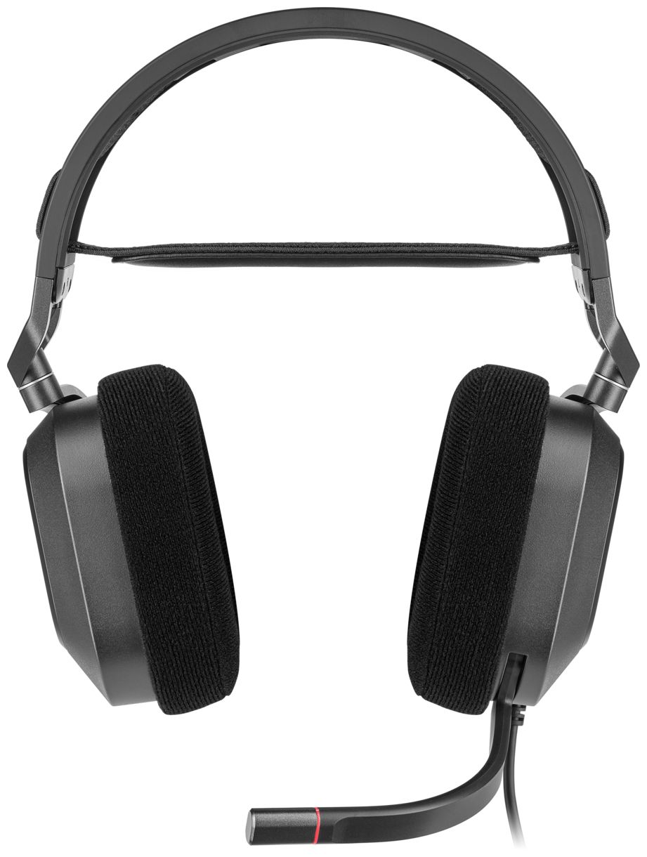 HS80 RGB USB Ohraufliegender Kopfhörer Kabelgebunden (Karbon) 