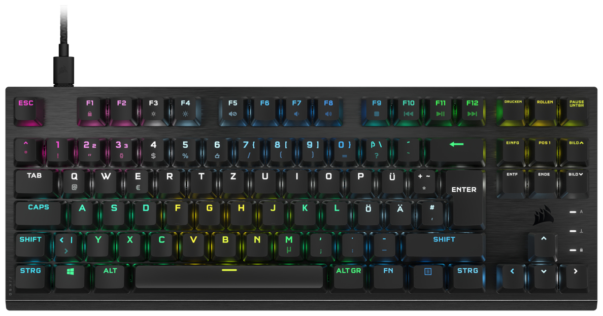K60 Pro RGB-LED Gaming Tastatur (Schwarz) 