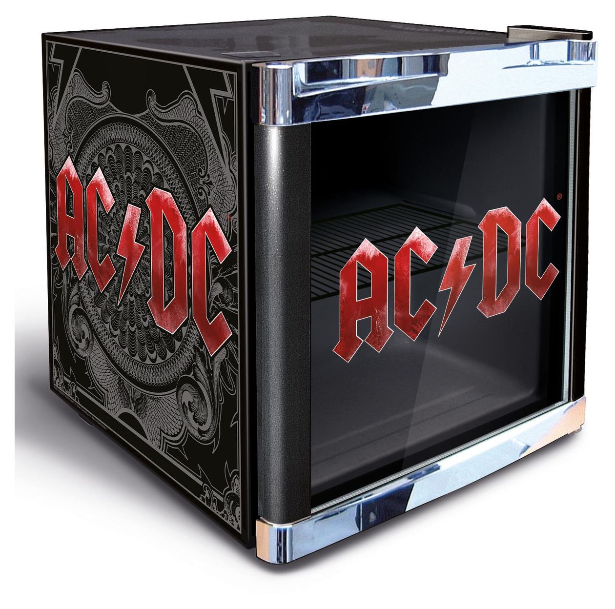 Coolcube AC/DC CC202EW 48 l Tischkühlschrank EEK: E 77 kWh Jahr  (Schwarz, Rot) 