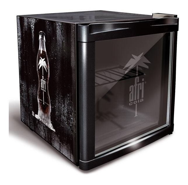 Coolcube Afri Cola CC182EW 48 l Tischkühlschrank EEK: E 77 kWh Jahr  (Schwarz) 