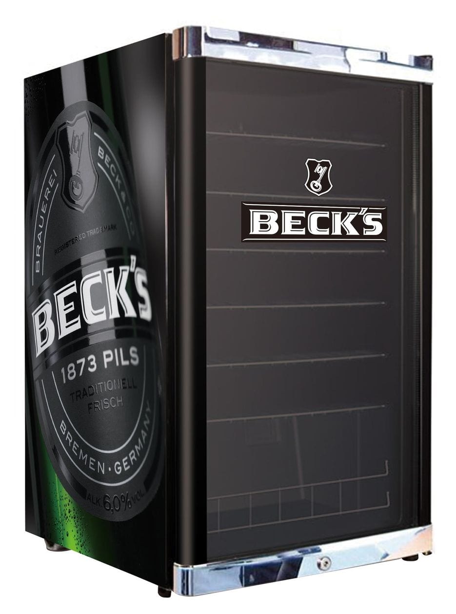 HighCube Beck´s Black HC283E 115 l Tischkühlschrank EEK: E 81 kWh Jahr  (Schwarz) 