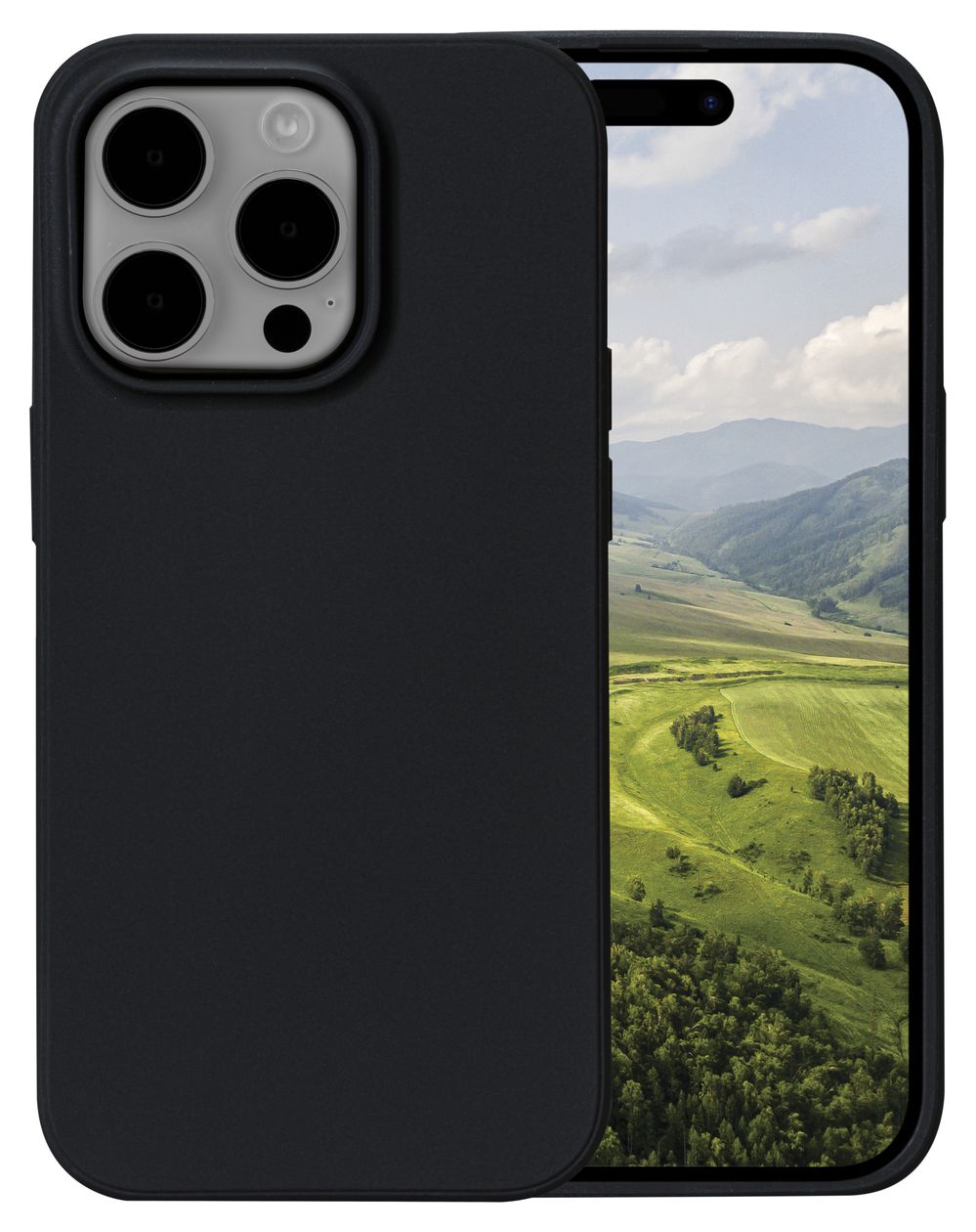 Greenland Cover für Apple iPhone 15 Pro  (Schwarz) 