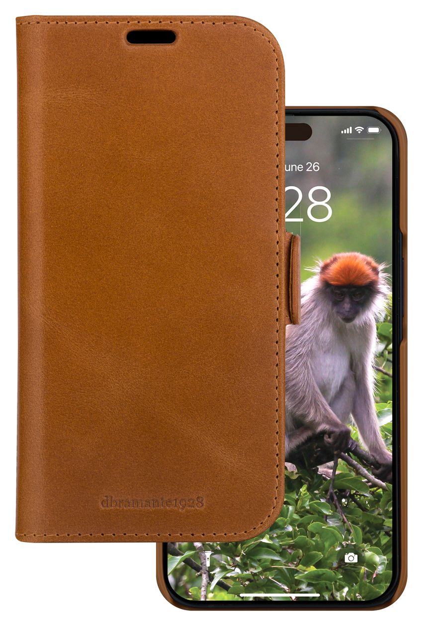 Lynge Folio für Apple iPhone 17e/16e/15/14/13  (Braun) 