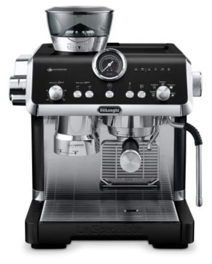 EC9555.BK La Specialista Siebträger Kaffeemaschine 19 bar 1550 W (Schwarz, Edelstahl) 