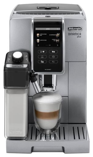 Dinamica Plus ECAM370.95.S Kaffeevollautomat 19 bar AutoClean (Silber) 