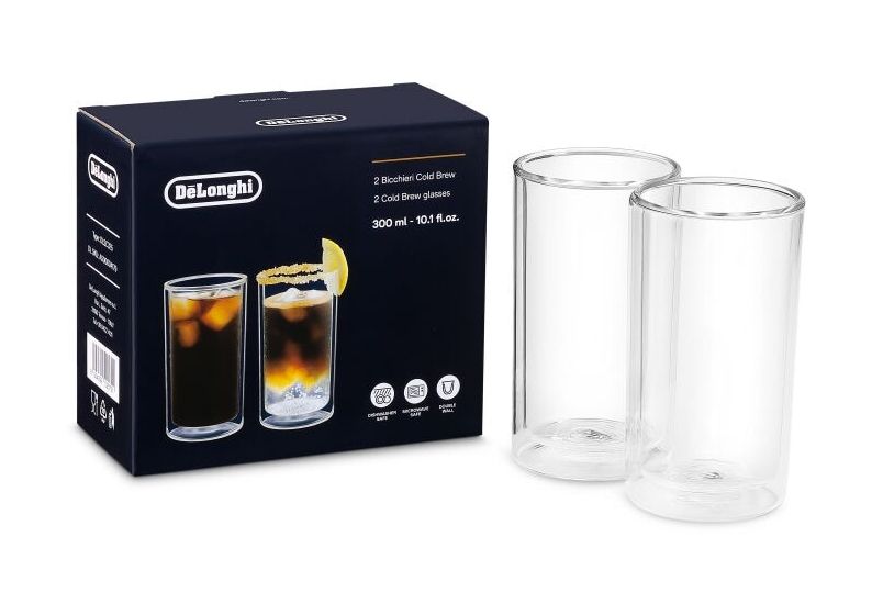DLSC325 Cold Brew Doppelwandige Thermogläser 300 ml   (Transparent) 
