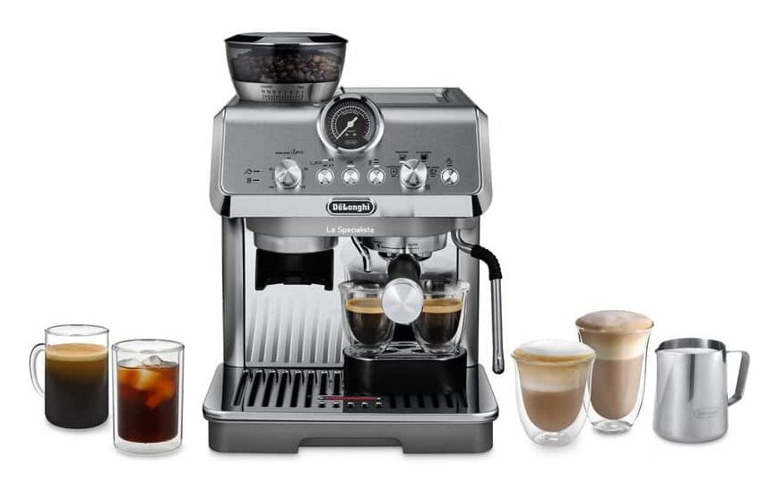 EC9255.M La Specialista Arte Evo Siebträger Kaffeemaschine 15 bar 1400 W  (Stahl) 