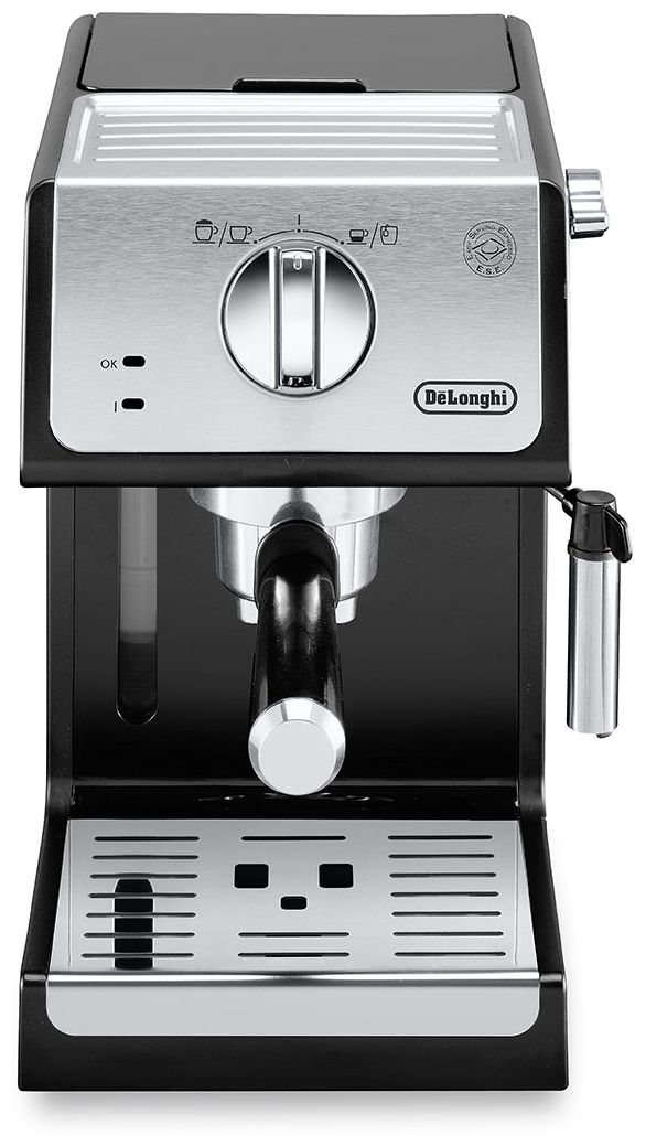 ECP33.21BK Active Line Siebträger Kaffeemaschine 15 bar 1100 W (Schwarz) 