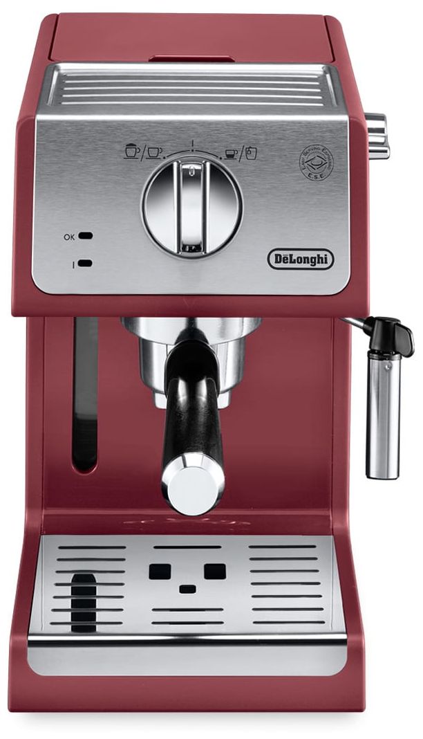ECP33.21.R Active Line Siebträger Kaffeemaschine 1100 W (Rot) 