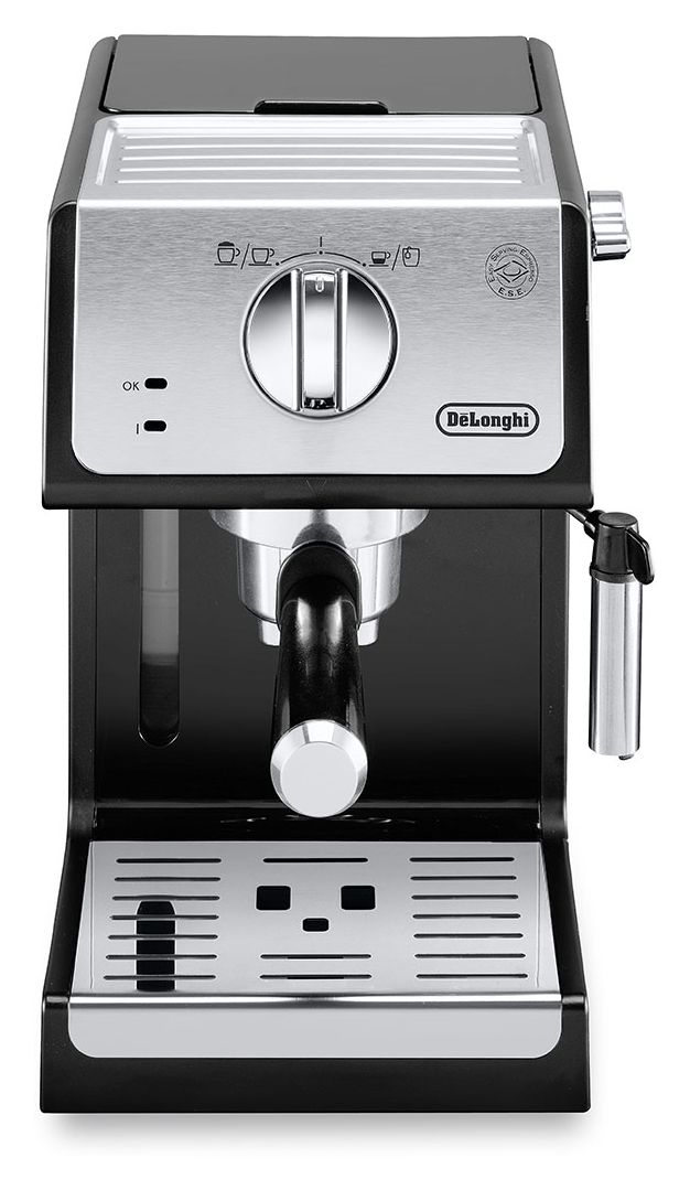 ECP33.21BK Active Line Siebträger Kaffeemaschine 15 bar 1100 W (Schwarz) 