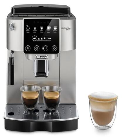 Magnifica Start ECAM 220.30.SB Kaffeevollautomat 15 bar 1,8 l 250 g (Schwarz, Silber) 