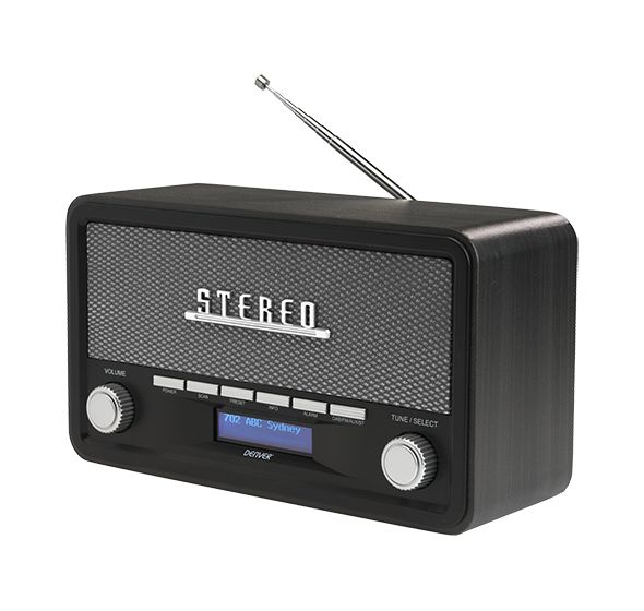 DAB-18 Bluetooth DAB+, FM Radio Tragbar  (Grau) 