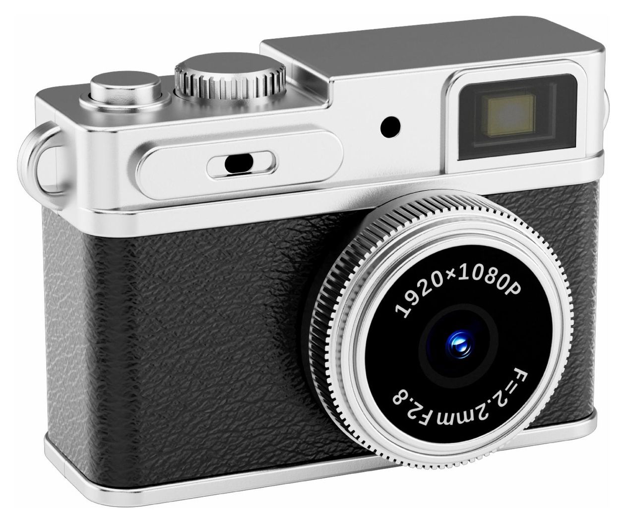 DMC-1203  Kompaktkamera  (Schwarz/Silber) 