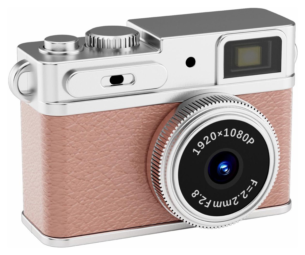 DMC-1203RO  Kompaktkamera  (Silber, Pink) 