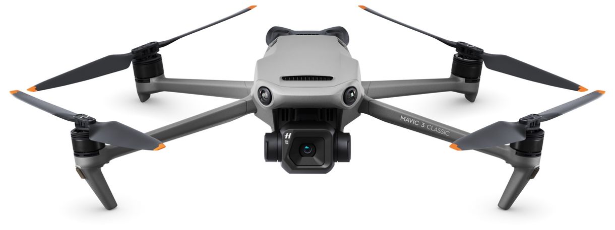 Mavic 3 Classic (ohne FB) 5280 x 3956 Pixel Quadrocopter Multicopter/Drohne Flugzeit: 46 min (Schwarz, Grau) 