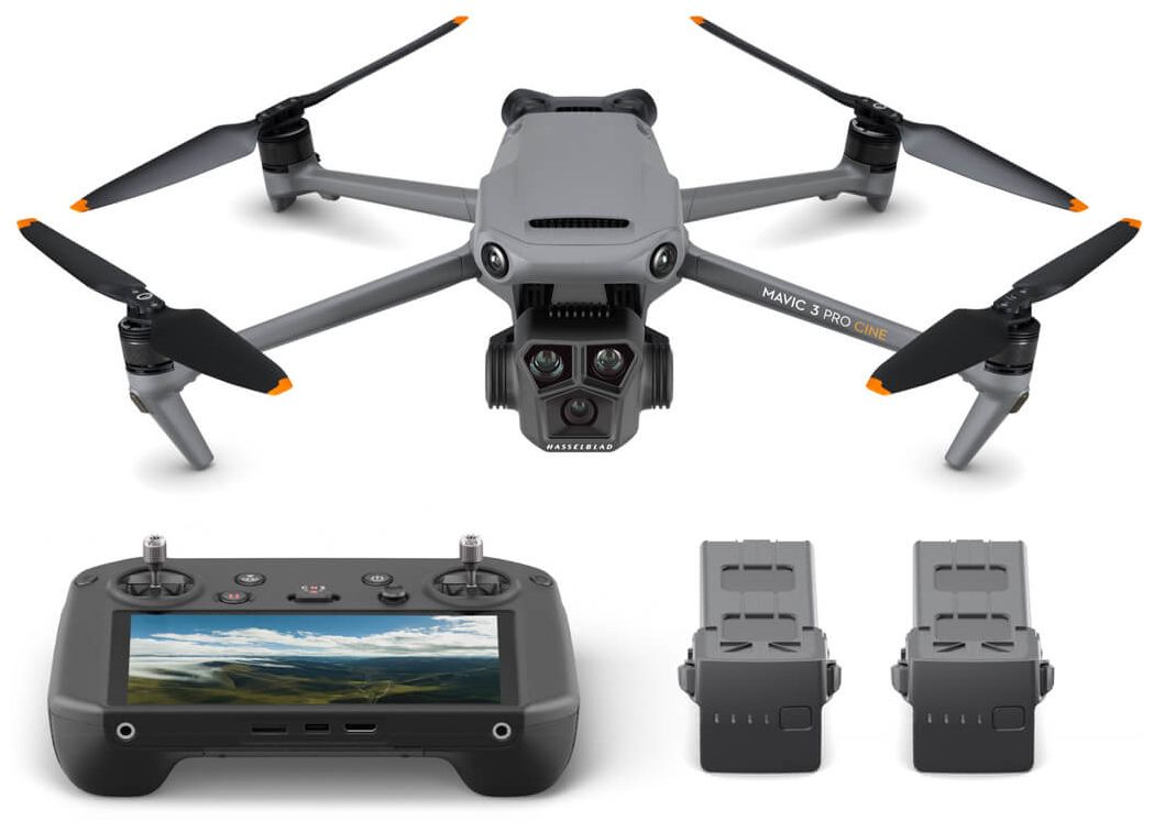 Mavic 3 Pro Cine Premium Combo 4000 x 3000 Pixel Mini-Drohne Multicopter/Drohne Flugzeit: 43 min (Grau) 