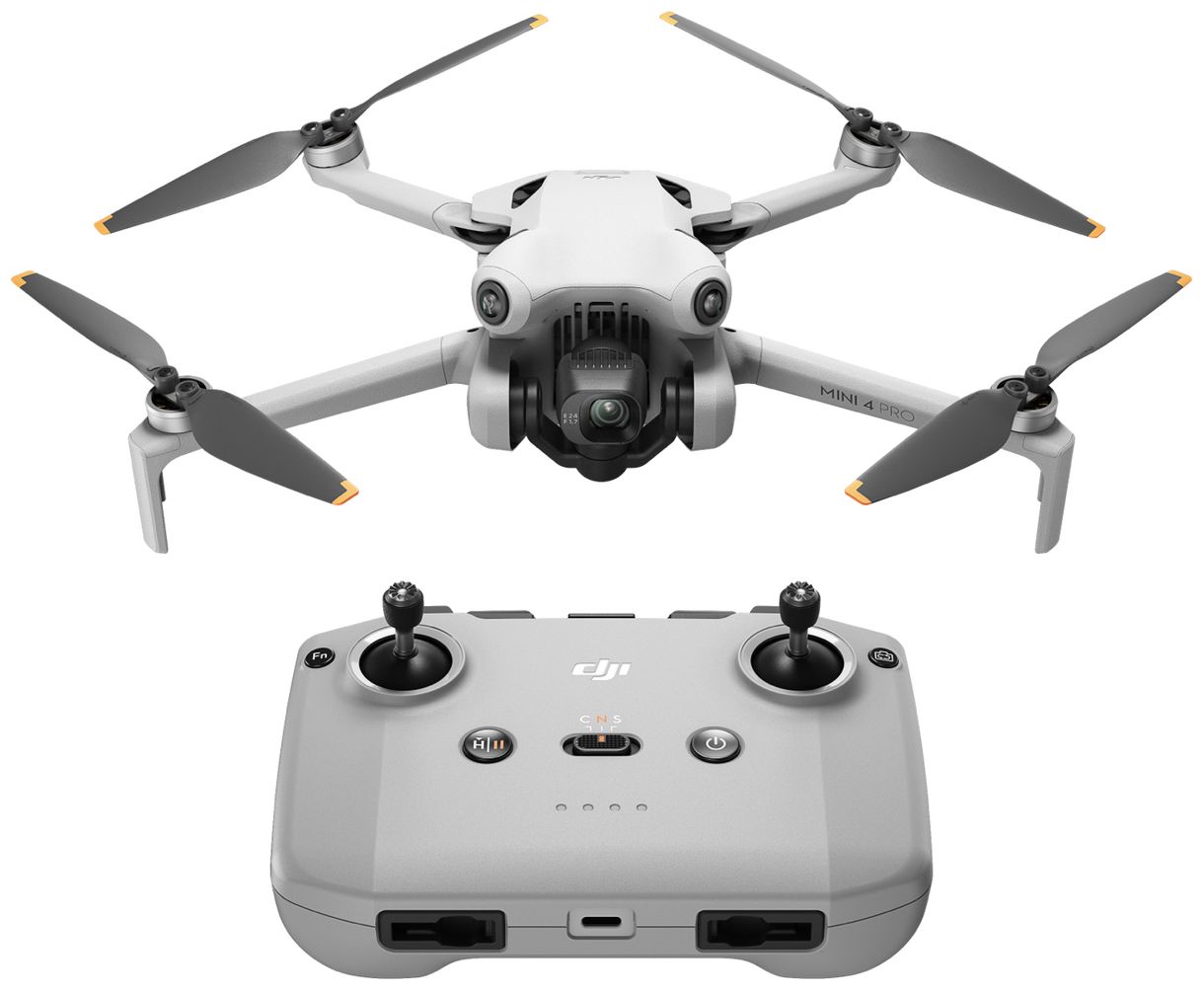Mini 4 Pro 8064 x 6048 Pixel Quadrocopter Multicopter/Drohne Flugzeit: 34 min (Schwarz, Weiß) 