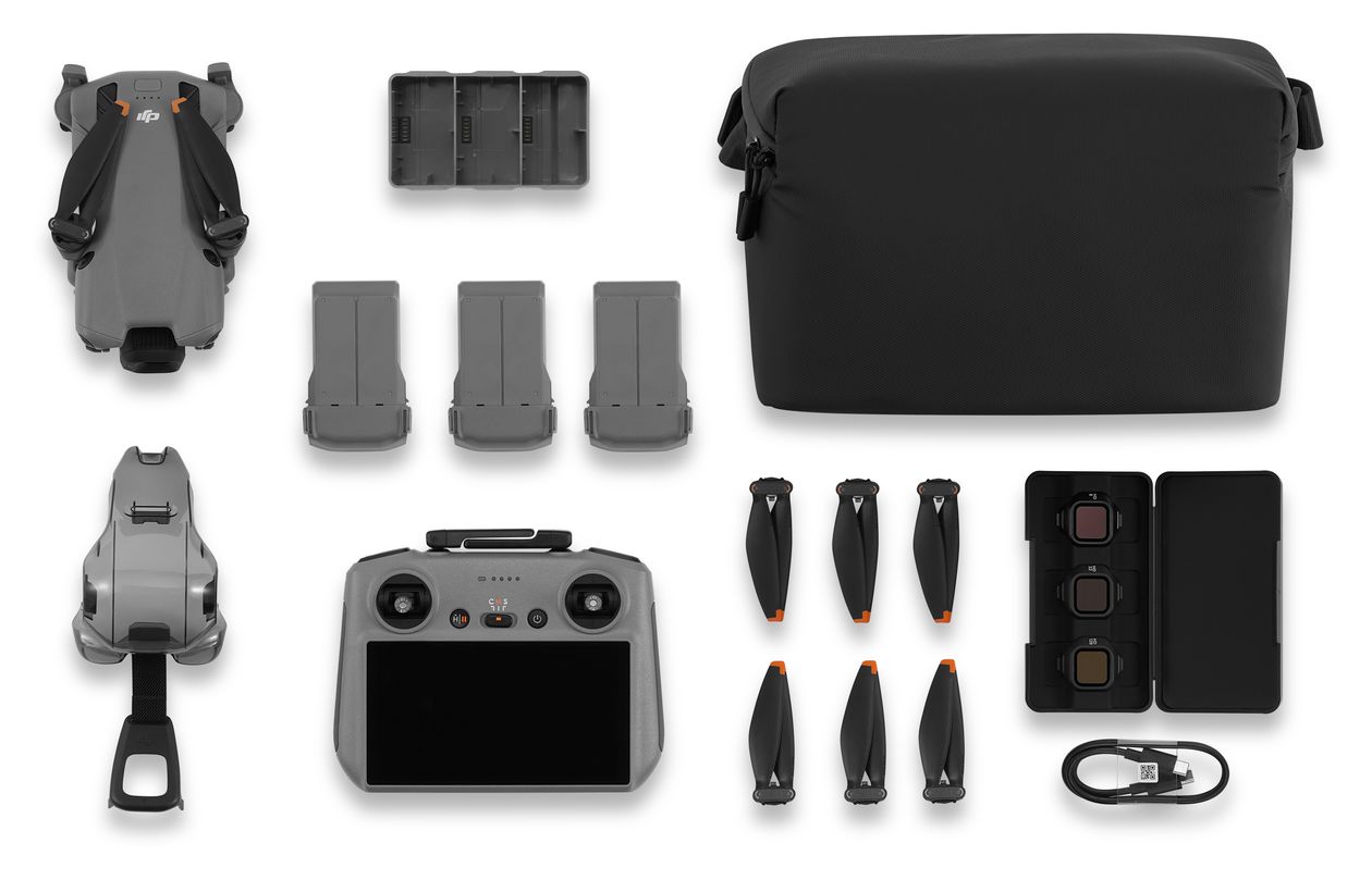 Mini 5 Pro Fly More Combo (DJI RC 2) 8192 x 6144 Pixel Quadrocopter Multicopter/Drohne Flugzeit: 36 min  (Schwarz, Grau) 