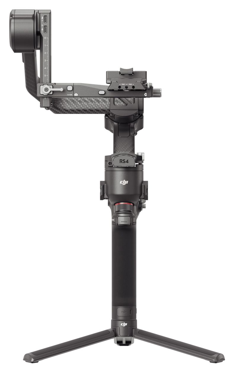 RS 4 Pro Stativ Gimbal für Kamera faltbar Bluetooth (Schwarz) 
