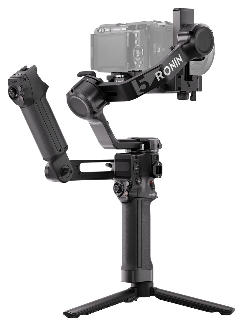 RS5 Combo Stativ Gimbal für Kamera faltbar Bluetooth  (Schwarz) 